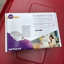 NETGEAR XAVB5201v2 Powerline 500 Mbps Network Adapter Homeplug Av Pack of 2 