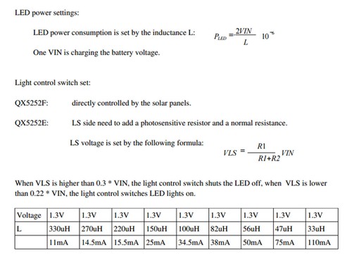5 x QX5252F Solar Garden Light Power LED Driver IC 5252F 0.9V–1.5V 3–300mA - Picture 3 of 3