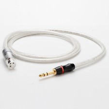 Audio XLR Balanced Wires Female 3-Pin XLR to 6.35mm Male Plug Earphone Cables