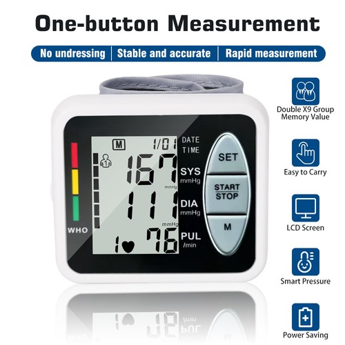 Kit cardiofrequenzimetro automatico polso alta pressione BP cuff machine - Foto 2 di 13