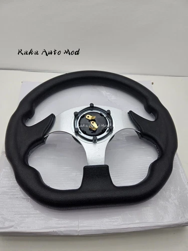 MOMO Eagle Street Sport Steering Wheel 320mm 12.5in Carbon Fiber Look - Picture 5 of 9