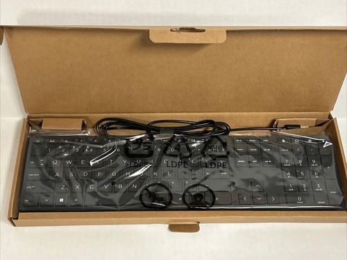 TECLADO HP USB CABLEADO DELGADO NEGRO 320K L96909-001