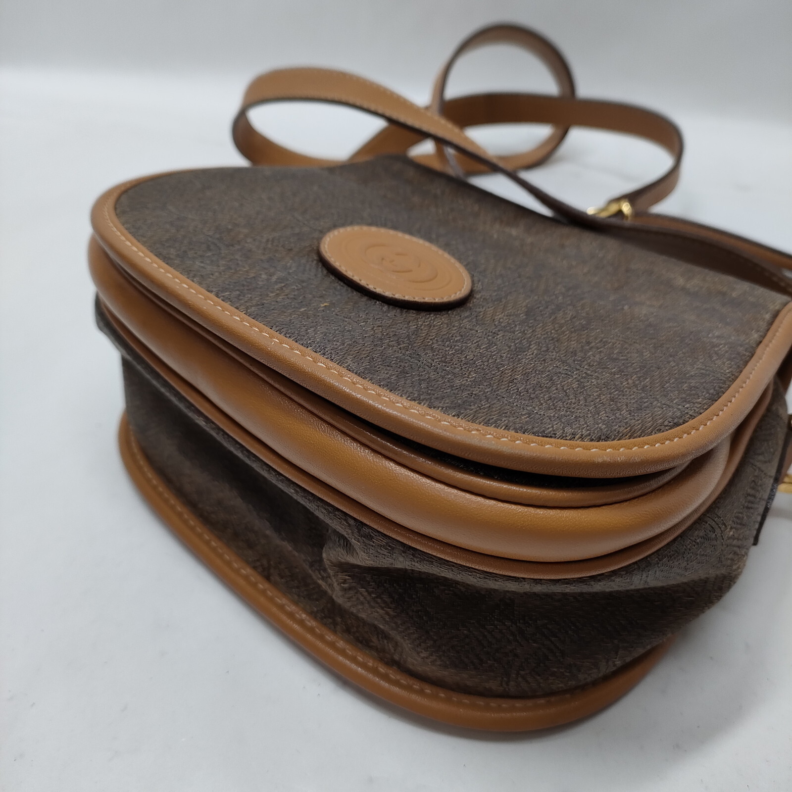 Vintage Gucci Crossbody bag Brown Canvas 1267429 eBay