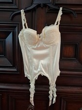 Victoria's Secret New Bustier Lingerie Size 34 C Ivory Was 72