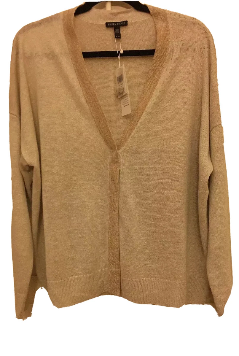 Eileen fisher v neck cardigan outlet
