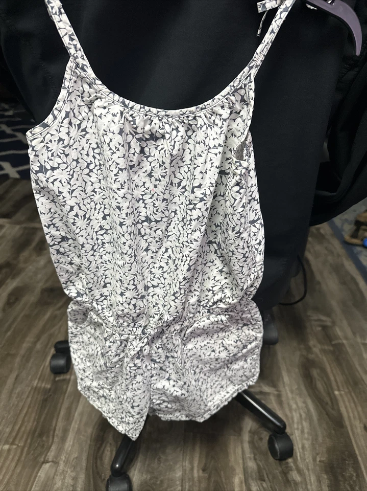 Mameluco Gap Niños Niñas Talla (7/8) Blanco Y Azul SKU 223203 Foto 4 de 4