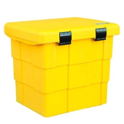 DAKEN Grit Bin - Yellow Weatherproof 108ltr