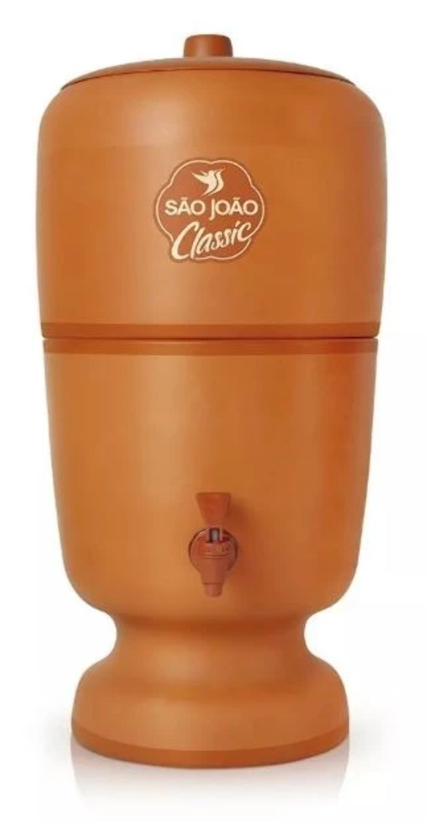 Brazilian Water Purifying Clay Filter Ceramic Sao Joao Classic