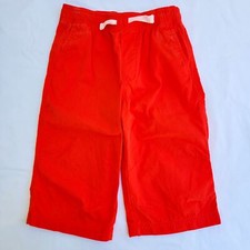 Hanna Andersson Boy's Orange Red Pull-on Shorts - 120 6/7 