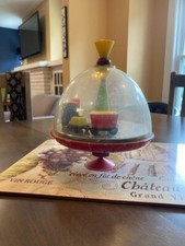 Vintage Toy Railroad Train Panoramic Spin Top