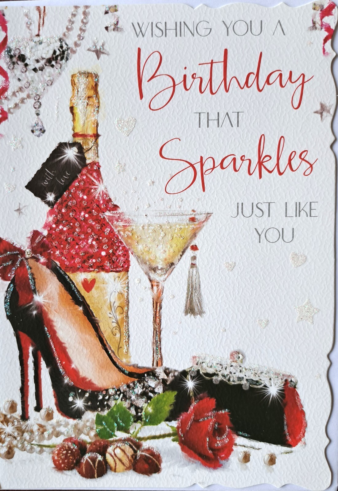 Wishing you A Birthday That Sparkles Just Like You! Birthday Card For Female