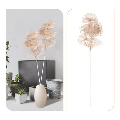  5 Pcs Simulierter Ginkgo Biloba Künstliches Ginkgoblatt Hochzeitsdekore