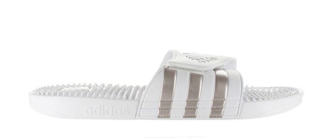 Womens adidas Adissage White Platinum 