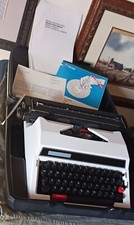 Beautiful SWintec 1200(Nakajima) Portable, Manual Typerwriter, w/Travel Case thumbnail