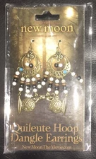 RARE - The Twilight Saga - New Moon - NECA - Quileute Hoop Dangle Earrings - NEW