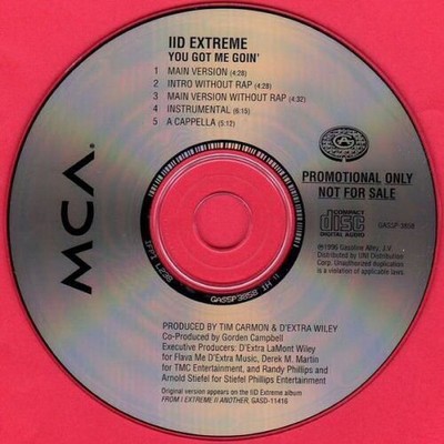 II D EXTREME - YOU GOT ME GOIN' U.S. PROMO CD-SINGLE 1996 5 TRACKS