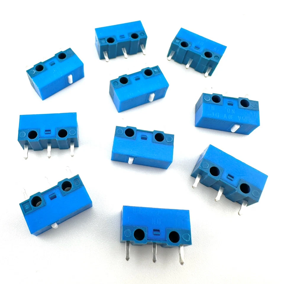 HUANO White Dot Blue Shell Mouse Micro Switch (10 Pieces) - Image 3 of 3