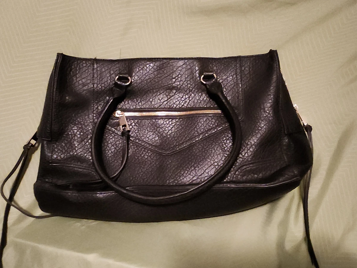 Large Leather Zipper Pouch