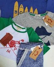 Appaman Boys Tee Shirt Shorts Bundle Mini Boden Tee Size 8 (27071A)