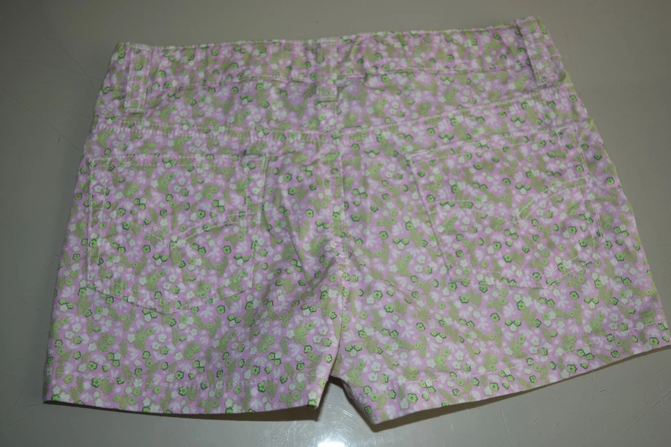 Novo Shorts de Algodão Oscar de la Renta Feminino Verde Perfeito Rosa PÁLIDO 6 Anos Raro - Imagem 2 de 4