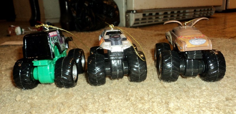 Monster Jam Monster Trucks Christmas Ornaments