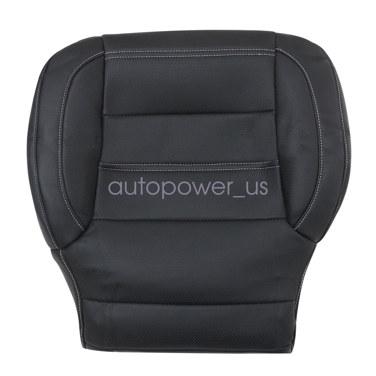Genuine OEM GMC Denali Driver Seat Bottom Cushion Cover - Black Leather - 2014-2018 Models 3 thumbnail image