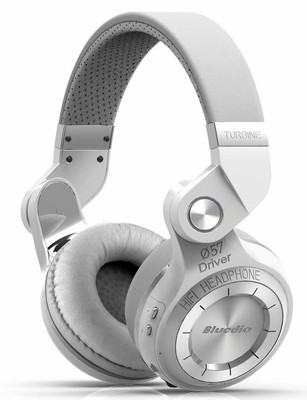 Bluedio T2s Bluetooth Headphones On Ear with Mic 57mm Driver Rotary