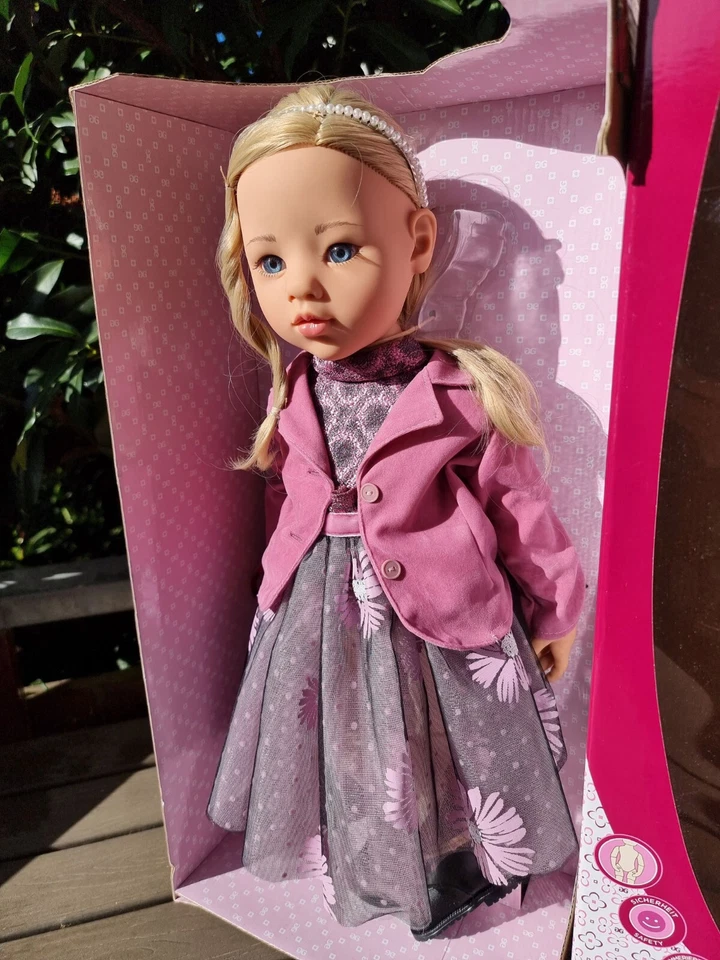 Götz Künstlerpuppe Puppe Sophia 50 cm blond Happy Kidz aus 2020 OVP neu, Doll 02 - Bild 3 von 4