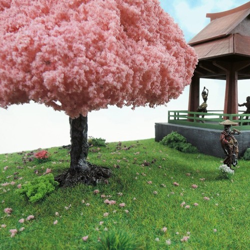 Huge Miniatures Loose Foliage, Dull Rose Foam Flock – 16oz Resealable Tub - Picture 3 of 5