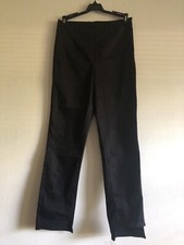 New Women's Tory Burch Sport Black Pants Casual Chino Flat Front Size S Small
