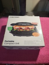 Chefman Portable Compact Grill Press, Sandwic...