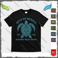 Gulf Of Mexico Turtle Foxtrot Delta Tango EST 1550 T-Shirt Unisex