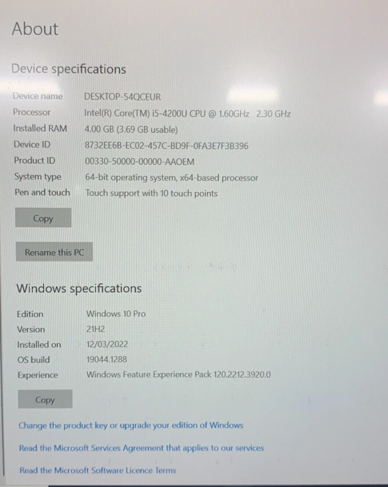 Lenovo ThinkPad X240 - i5 4200U - 4GB RAM - 128GB SSD - BIOS LOCK (OFFERS OK) - Image 3 of 4