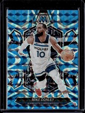 2023-24 Panini Mosaic #36 Mike Conley Reactive Blue
