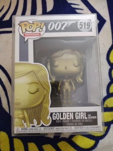 Golden Girl From Goldfinger Funko Pop! #519 007 Movies Vinyl Figure Pop Protect