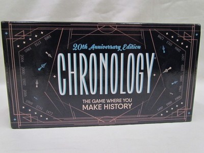 CHRONOLOGY The Game Where You Make History 20th Anniversary Edition Trivia Nice!
