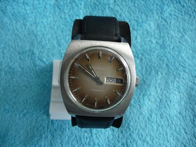 Cortebert Automatic Day-Date Vintage Stahl