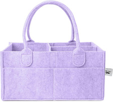 - Baby Diaper Caddy Organizer, Lavender Dream, Baby Caddy Organizer with Handle,