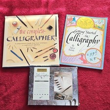 Osmiroid Calligraphy Set with Pen Nibs, Lettering  Alphabets Instruction Books