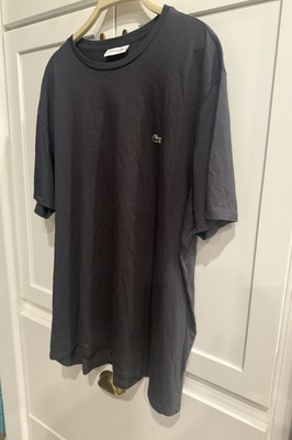 NWOT Lacoste Slate Gray Short Sleeve Tee Casual Essential 3x