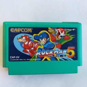 Rockman 5 Blues' Trap Famicom Operation Confirmed Terminals Cleaned S4235 1120