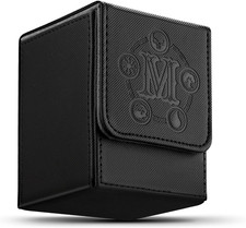 Card Deck Box for MTG Card Storage Box Holds 100 plus Single Sleeved Cards, Micr