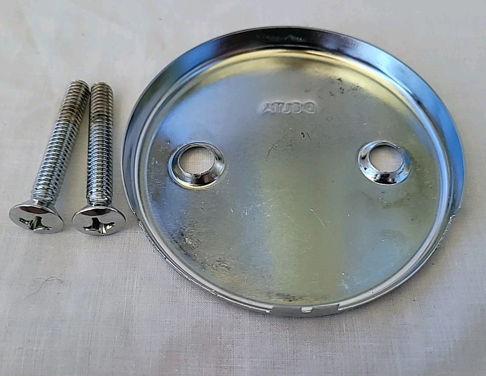 Delta RP7424 Переливная Пластина для Ванны Хром и Оборудование Новая Без Коробки - Изображение 2 из 4