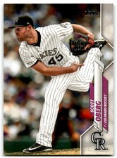 2020 Topps Scott Oberg Colorado Rockies #395