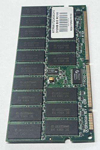 512MB PC100 ECC Registered SDRAM 168-Pin RAM AMR64V72G4S4GHS Server Memory - Picture 6 of 12