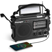 Kaito KA500 5-way Powered Emergency AM/FM/SW NOAA Weather Alert Radio with So...