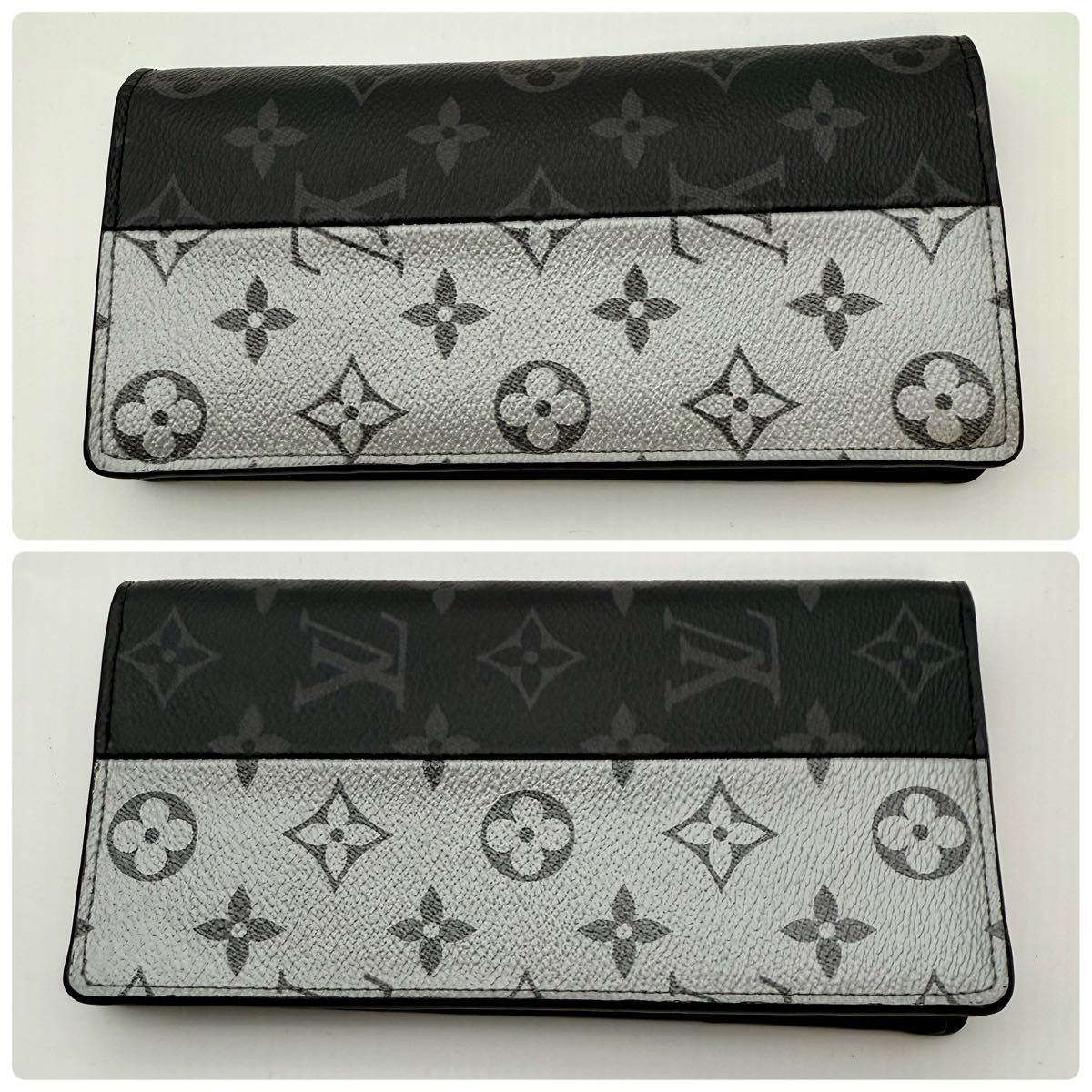 Louis Vuitton Eclipse Long Wallet Split Leather U… - image 2