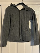 Lululemon Women's Zip-Up Hooded Sweatshirt Size 2 Gray