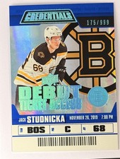2019-20 Upper Deck Credentials #57 Jack Studnicka #/999