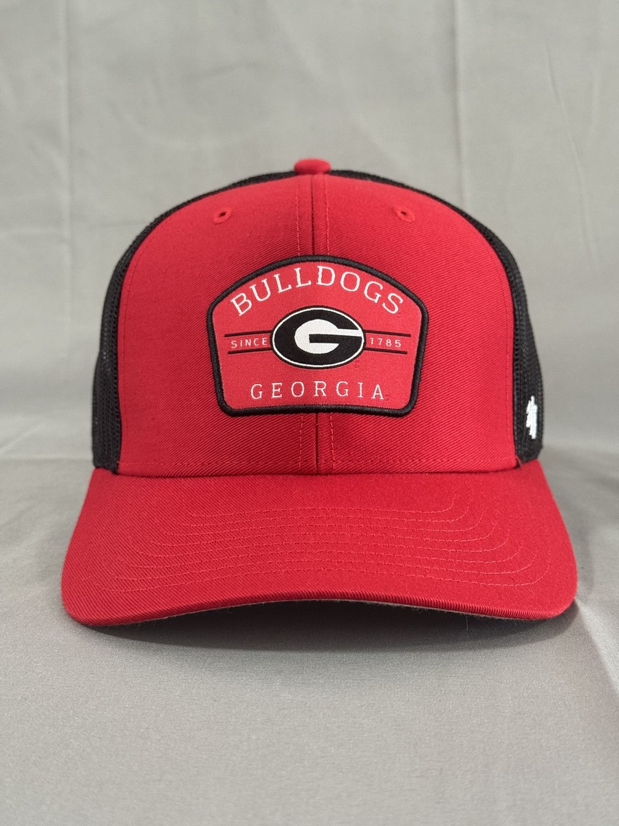 '47 Brand Georgia Bulldogs NCAA Trucker Snapback Hat Red Black